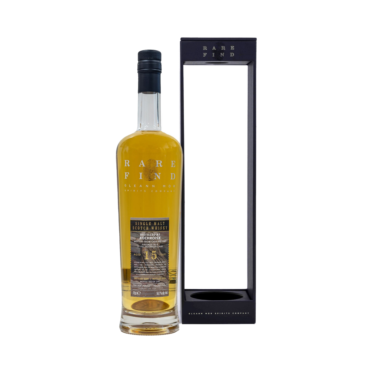 Rare Find William Blake Auchroisk 15 Year Old
