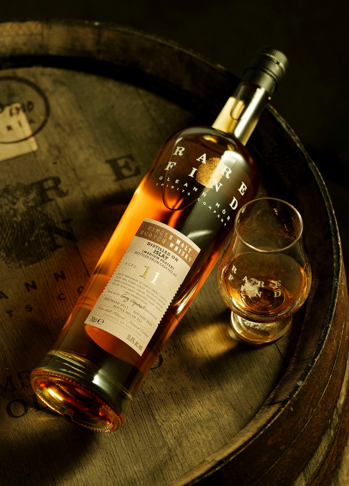 Rare Find Medium Peated Islay 11 Year Old — product beauty view
