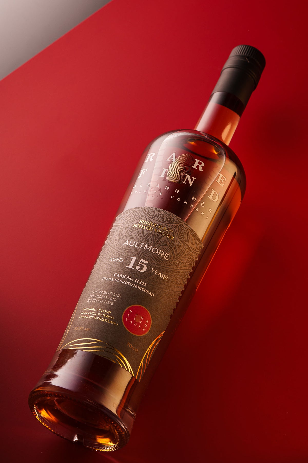 Rare Find Vault Bottle - Aultmore 15 Year Old — product beauty view