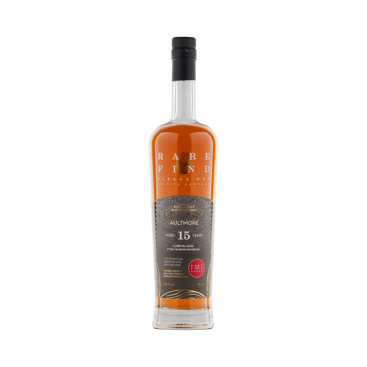 Rare Find Vault Bottle - Aultmore 15 Year Old
