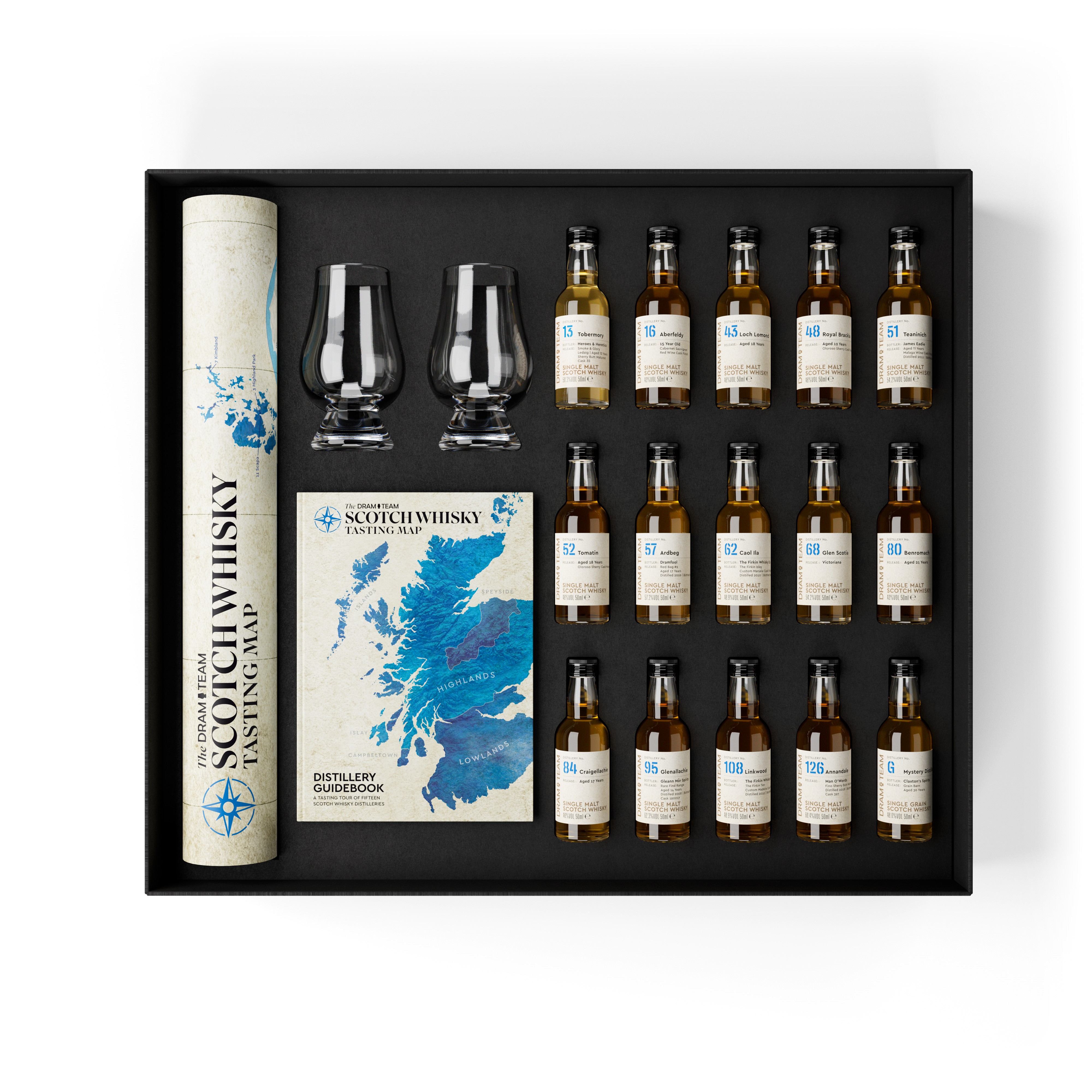 The Dram Team Scotch Whisky Tasting Set