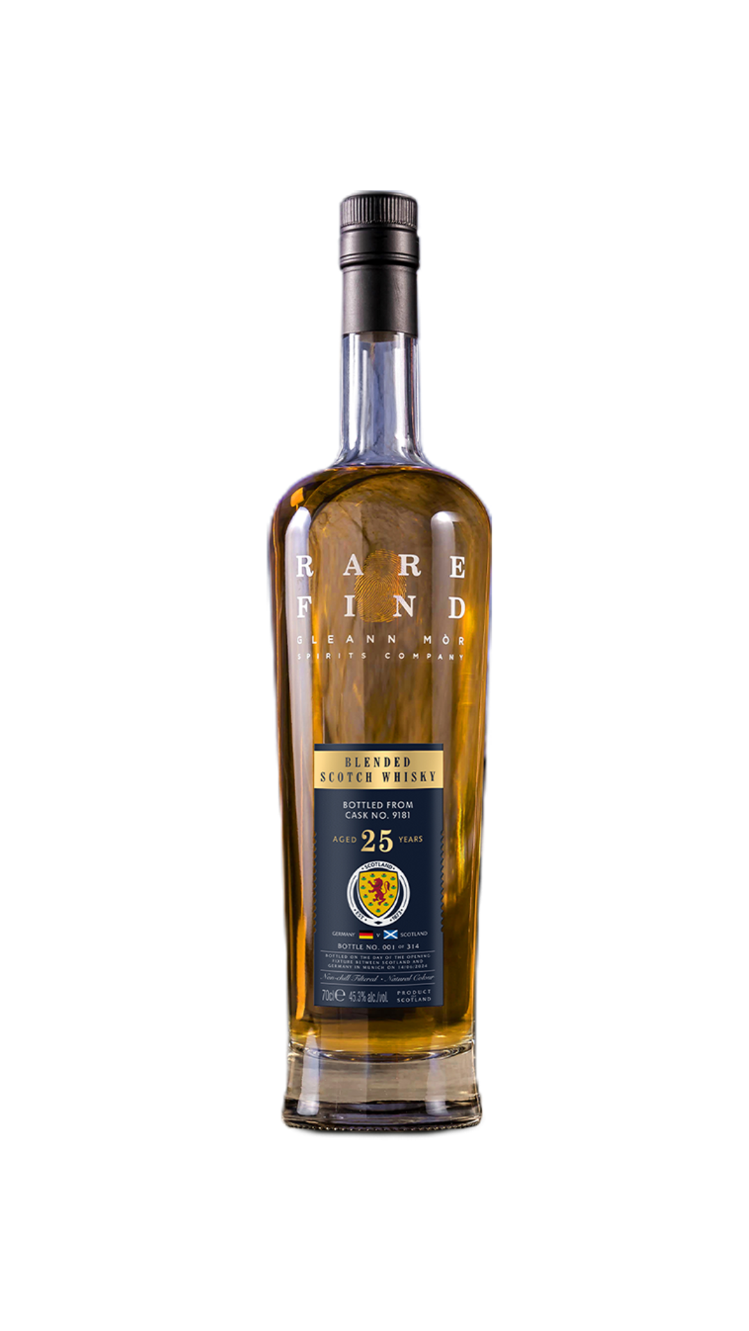 25 YO BLENDED SCOTCH FOR THE SCOTTISH NATIONAL TEAM