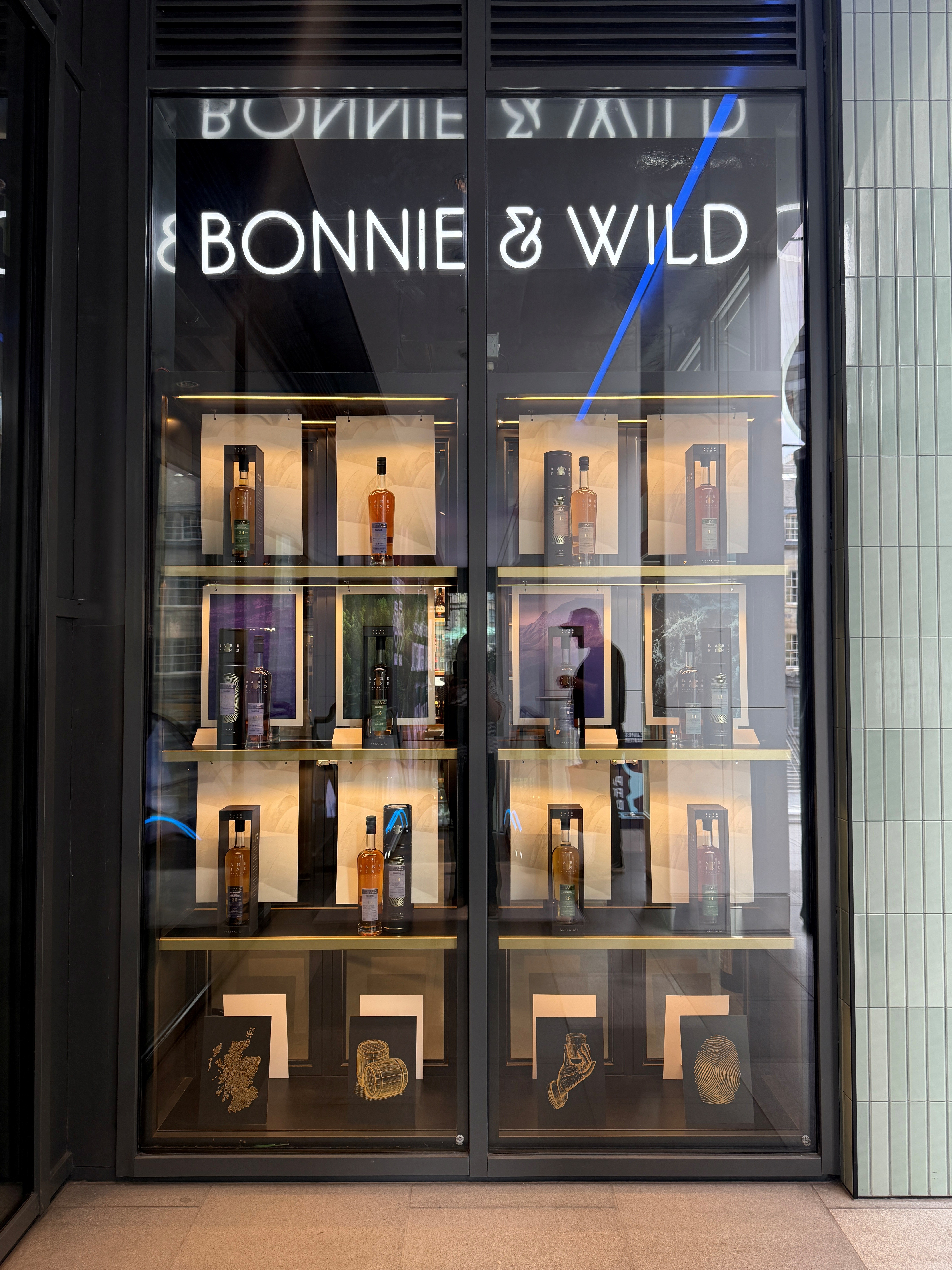 Rare Find on display at Bonnie & Wild in Rarity Bottle Shop